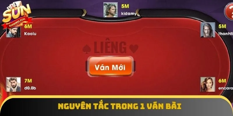 Nguyên tắc trong 1 ván bài